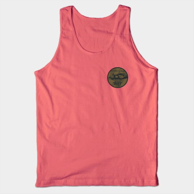 UH-1 Iroquois Huey Vietnam (Small logo) Tank Top by Tailgunnerstudios